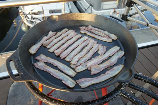 Bacon in der Gusspfanne