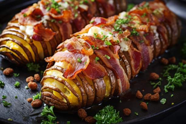 Hasselback Kartoffeln