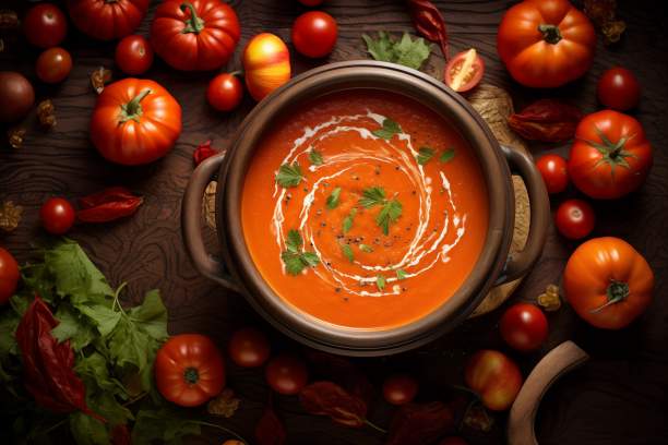 Tomatencremesuppe aus dem Dutch Oven