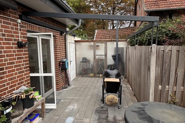 Aufräumen und Aufbau des Daches