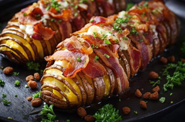 Hasselback Kartoffeln