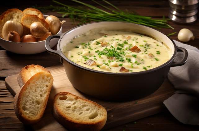 Berliner Kartoffelsuppe aus dem Dutch Oven