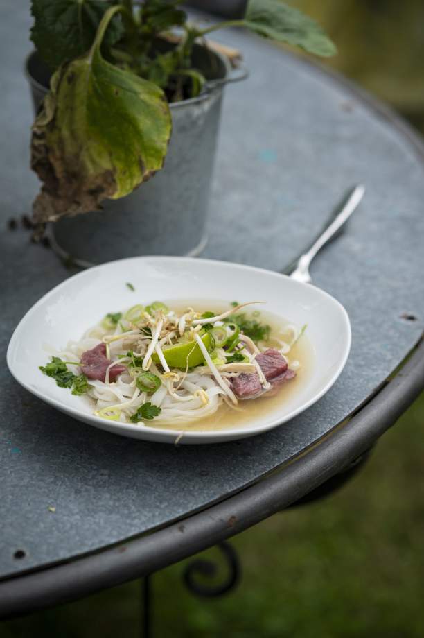 Vietnamesische Pho-Suppe