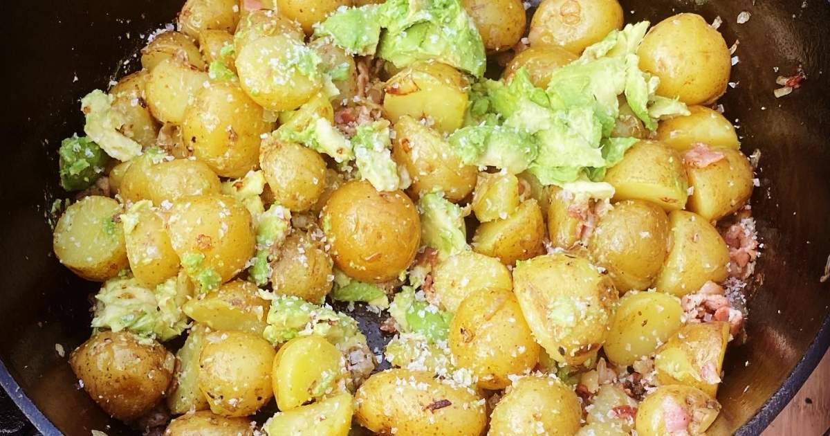 Warmer Kartoffelsalat aus dem Dutch Oven Sense's BBQ