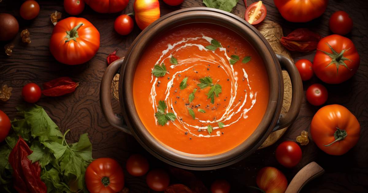 Tomatencremesuppe aus dem Dutch Oven | Sense&amp;#39;s BBQ